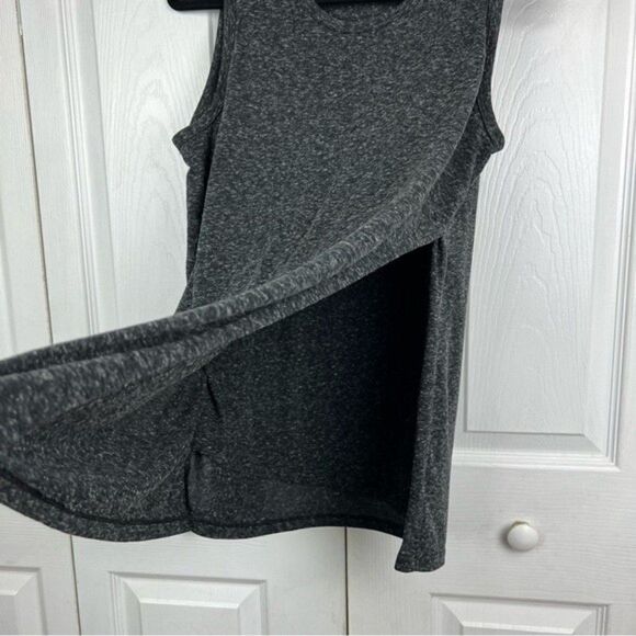 Athleta Heather Gray Crossover Getaway Workout Layered Tank Top Women’s Size S - Picture 5 of 10